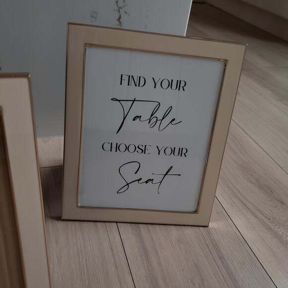 Nicole Miller Picture Frames 3 NY 8x10 Nude Gold Picture Wedding Home Decor Set - Picture 4 of 4